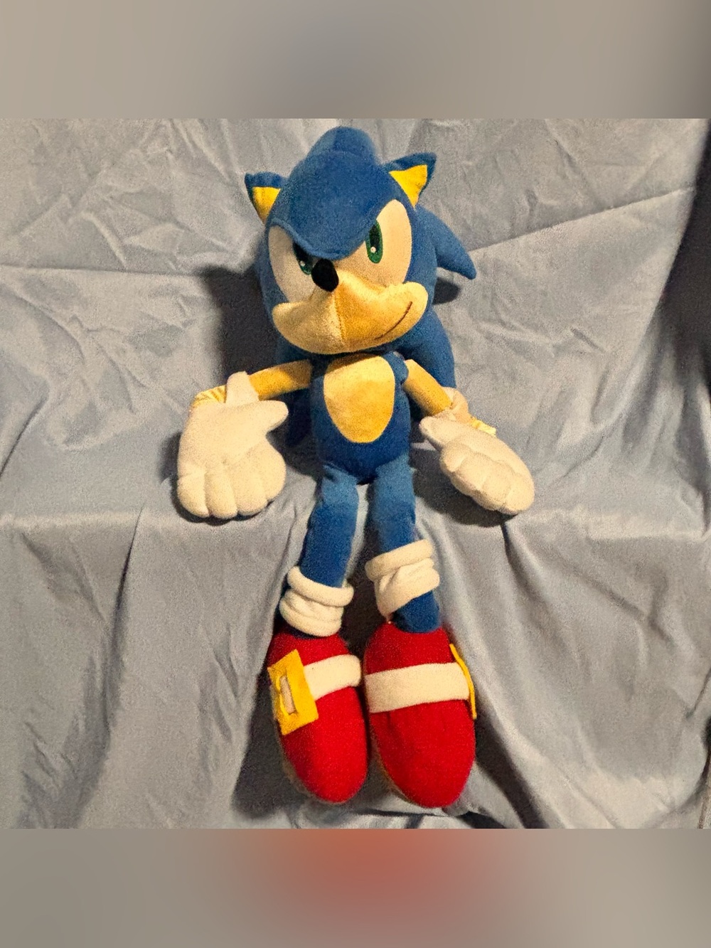 Sonic The Hedgehog Plush Stuffed Animal Sega Cartoon 25”